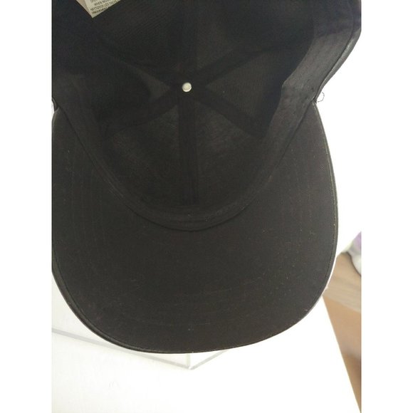 Woman's Hat Black Baseball Cap Pre-Owned Adjustable Strap - Picture 10 of 12